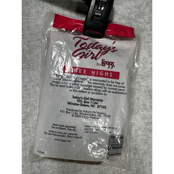 L’eggs Today’s Girl Knee Highs Nude - One Size. Sheer Toe 4 Pair-NOS-Sealed - Picture 2 of 2